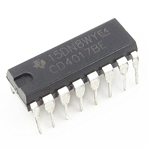 2 CD4017BE CD4017 DIP 16 THT CIRCUIT INTÉGRÉ CMOS COUNTER DIVIDER