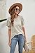 Ladies Summer Tops with Puffy Sleeves Blouses Womens Clothing Trends for 2022 (New-Beige,M)