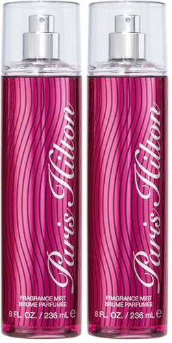 Paris Hilton Body Mist for Women, 8 Fluid Ounce (Pack of 2)
