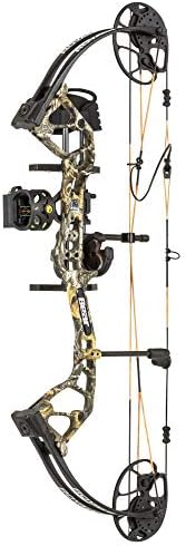 Bear Archery Royale Ready to Hunt Compound Bow Package for Adults and Youth, 12”- 27” Draw Length, 5-50 Lbs Draw Weight, Up to 290 FPS, Limbs Made in USA, Limited Life-Time Warranty