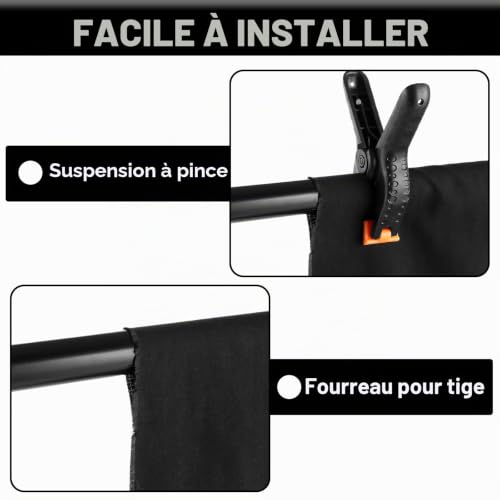 Fond noir photo studio pour mode pour corriger les reflets gênants