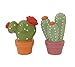 Creative Co-op DA5990 Salt and Pepper Shakers 3"L x 1.75"W x 3.25"H Multicolor