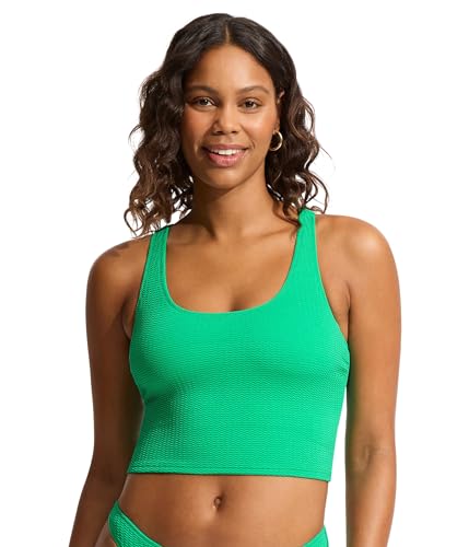 Haut de bikini Seafolly Sea Dive Action Back Tank opaque femme maillot de bain