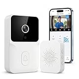 film video camera app Audio bidirectionnel : cette sonnette vedio intelligente est équipée de microphones et de haut-parleurs haut de gamme pour des appels de haute qualité, permettant une communication vocale bidirectionnelle avec la sonnette vidéo ; conversez directement avec les visiteurs ou le personnel de livraison et répondez instantanément.
