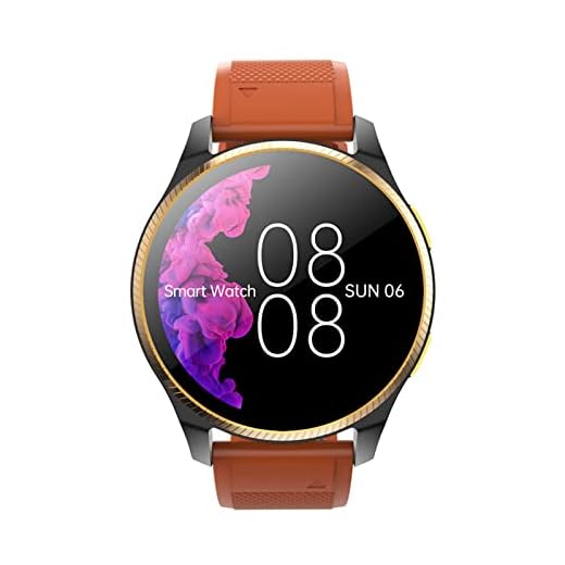 Smartwatch bluetooth, telefoni, hel pekskärm, fitnesstrackerklocka med vattentät IP67 Bluetooth smartklocka, sportklocka med stegräknare, pulsklocka för kvinnor, män, io, Android, röd (orange)