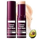 2 Stück Calcium Balm Stick, Calcium-Balm Gegen Fältchen Feuchtigkeitsspendend & Pflegeunterstützend & Firming, Kollagen-Feuchtigkeitsstift Gegen Fältchen, Für Augen, Hals, Gesicht