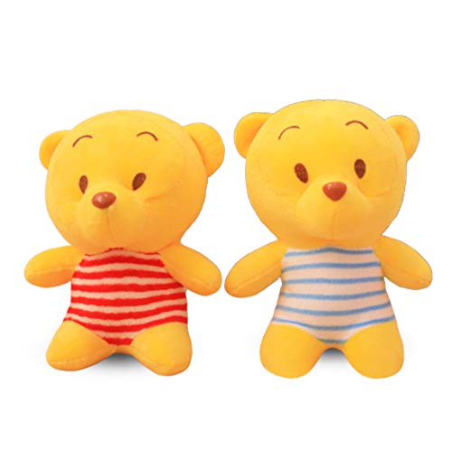 Image of KEKEMI Non-Toxic Hugable Cute Stuff Teddy Bear Soft Toys for Kids /Gift, Size 7 Inches (Pack of 2)