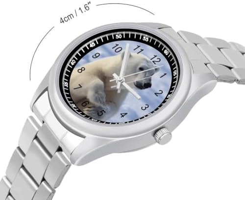 Minimalist Stainless Steel Band Watch for Man, Business Wristwatch - 1