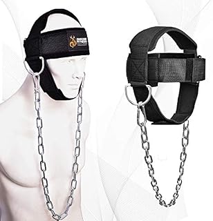 DMoose Fitness Neck Harness for Weight Lifting, Resistance Training, or Injury Recovery