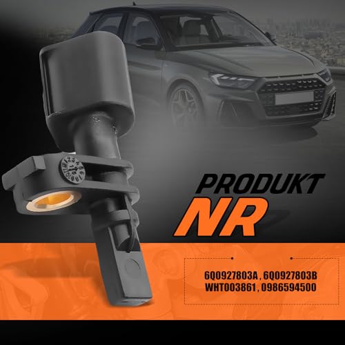 TeileStar ABS Sensor Vorderachse Links Kompatibel mit：Audi A1 A2 A3 TT | Seat Cordoba Ibiza Leon| Skoda Fabia I,1999-2021#6Q0927803A