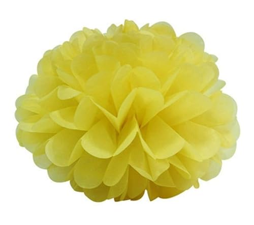 GOOD STUFF Packung mit 10 Bögen aus gelbem Seidenpapier, Größe 66 cm x 50,8 cm, perfekt für Geschenkverpackungen, zum Basteln und Basteln (gelb)