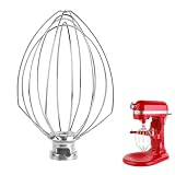 XINBOOG 6 Wire Whisk Attachments Compatible with KitchenAid 5Plus-6QT Mixer