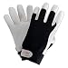 Produktbild Nitras 60 Paar Dexter 1 Mechanikerhandschuhe 8905 - Nappaleder - schwarz-weiß, ungefüttert, atmungsaktiv, mit Klettverschluss, Größe:9