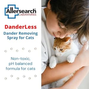 Allersearch DanderLess Dander Removing Spray for Cats