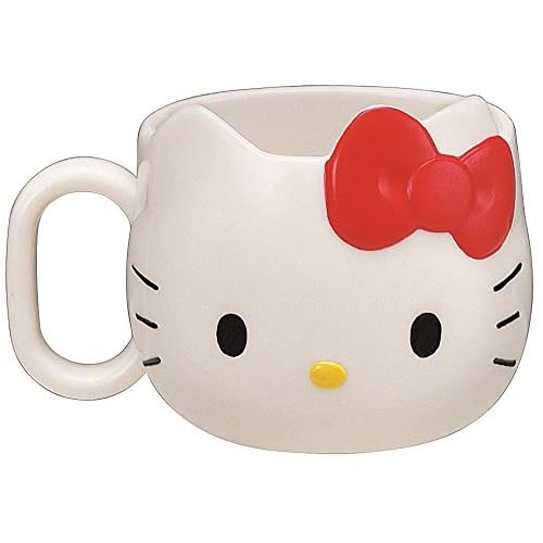 Sanrio Taza de resina KD1, 1 unidad (paquete de 1), Hello Kitty