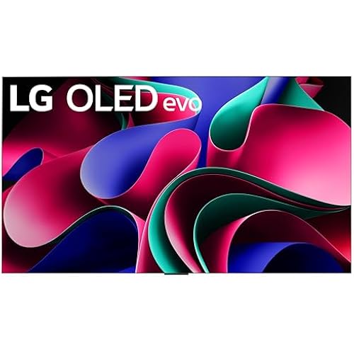 LG G3 Series 77-Inch Class OLED evo 4K Processor Smart Flat Screen TV for Gaming with Magic Remote AI-Powered Gallery Edition OLED77G3PUA, 2023 with Alexa Built-in