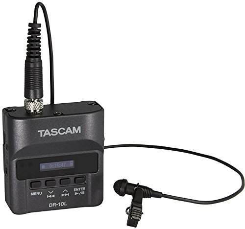 Tascam Dr-10L Digital Audio Recorder And Lavalier Mic Bundle With 32Gb Sd Cards (2-Pack) And Usb 2.0 Card Reader (4 Items) #TOP1