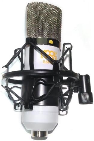Koolertron Universal 50MM Microphone Shock Mount Studio Shock Mount with Locking Knob,48MM-54MM Diameter Condenser Mic Shock Mount for Most Large Diaphragm Condenser Microphones (Black)