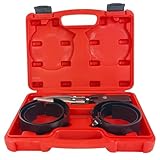 Engine Piston Ring Compressor Kit with Pliers - 6 Adjustable Sleeves (2-7/8