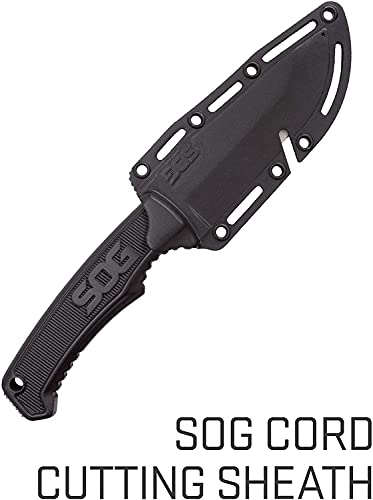 Sog FK1001-CP Survival Knife With Sheath - Field Knife Fixed Blade Knives 4 Inch Tactical Knife And Bushcraft Knife W/Full Tang Hunting Knife Blade thumb #5