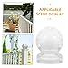 ibasenice Elegant Roman Column Sphere Molds Concrete Baluster Molds Garden Fence Ball Decor