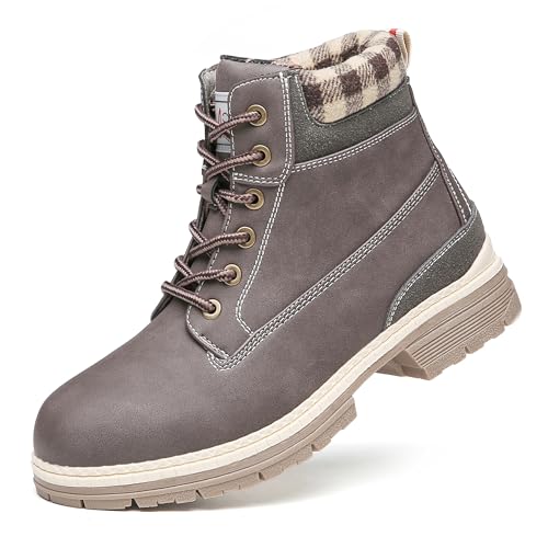 Cestfini Winterschuhe Damen Boots Warm Gefütterte Wanderstiefel Wasserdicht Trekking-Schuhe Outdoor Wanderschuhe Winterboots Schneestiefel RTW19-G-DE-BROWN-36