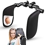 【360-Grad-Drehung】Auto Kopfstütze für Kinder Erwachsene um 360 Grad drehbar, um Ihren eigenen Komfortwinkel zu wählen. Hält Ihren Nacken in einer bequemeren Position. Wenn Sie kein Kopfstützenkissen für den Autositz benötigen, heben Sie einfach die seitliche Kopfstütze des Autositzes an, um Platz in Ihrem Auto zu sparen.