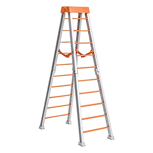 Large 10 Inch Breakable Orange Ladder for Wrestling Action Figures