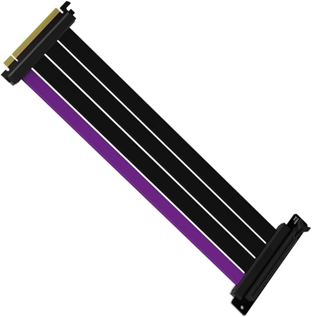 Cooler Master Riser Cable PCI-E 4.0 x16-300mm, Black