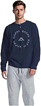 Kappa Men's Long Cotton Pyjamas – Lightweight Cotton Summer Long Sleeve Pyjamas
