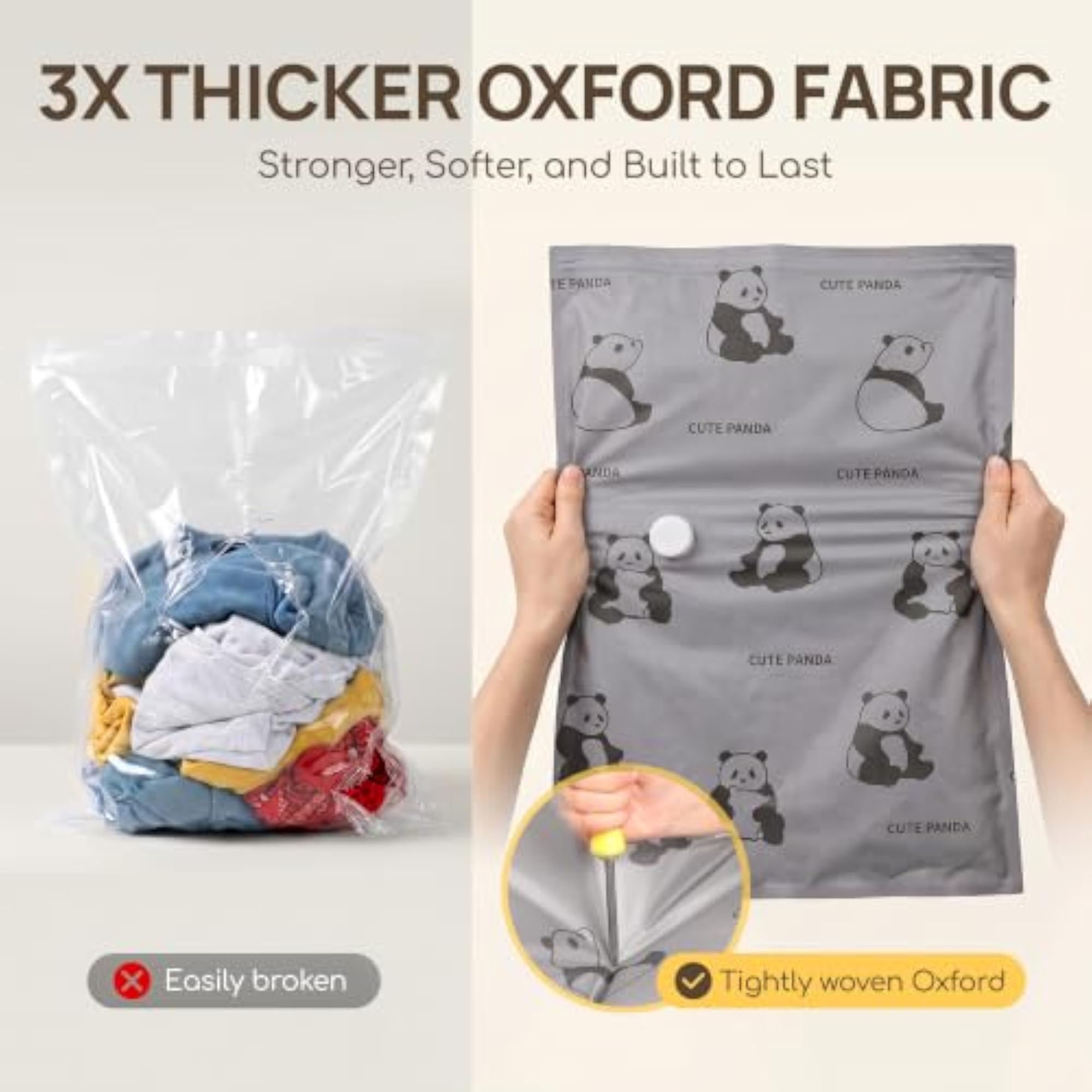 Jumbo Oxford Vacuum Storage Bags with Pump