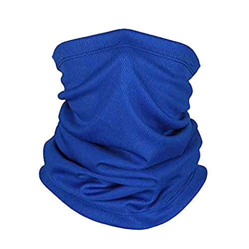 Jimmkey Cache Cou Foulard, Multifonction Unisexe Cou, écharpe Respirant Élastique Tour de Cou, pour la Moto, Le Ski, la Randonnée, Le Cyclisme et d'autres Sports de Plein air, Protection Solaire (BU) Cover
