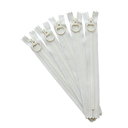 Y.K.K コンビファスナー30cm 同色5本セット アイスグレー 3VSC30-308