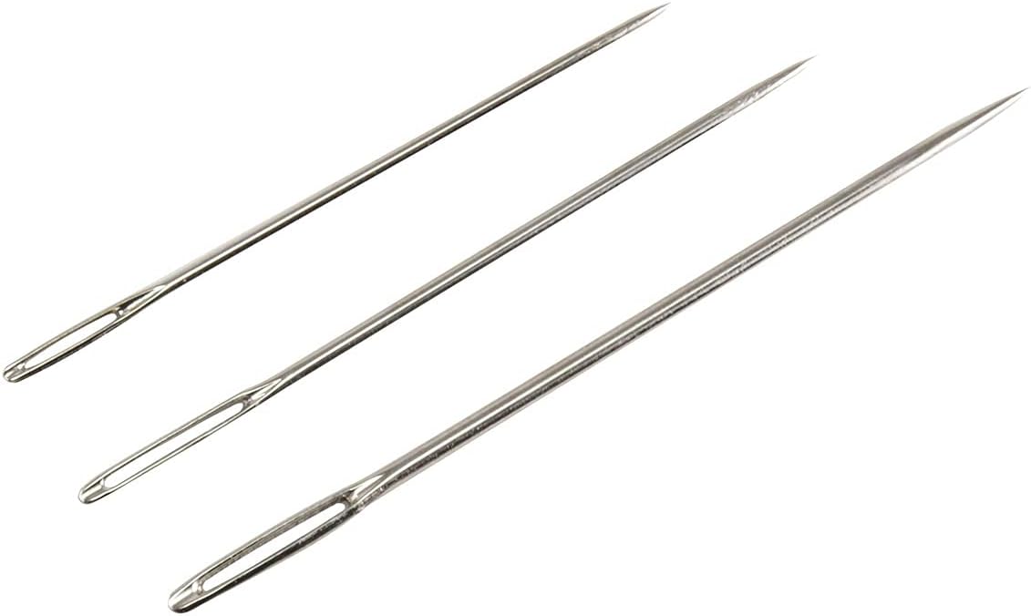 SINGER 01824 Large Eye Hand Needles On Magnet, 12-Count