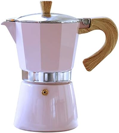 Gnali & Zani VEZ006/IND/GREEN Venezia-Coffee Maker pink, 3 Tassen Espresso, Aluminium
