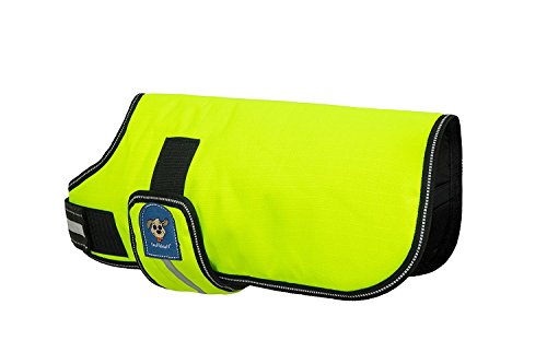 Knuffelwuff 13930-010 Hundemantel Funktionstextil reflektierend, neon gelb