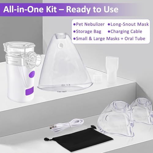 WIKSRY Dogs Nebulizer for Breathing Problems