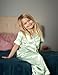 Arshiner Girls Pajamas Silk Satin Button Down Pjs 2 Piece Short Sleeve Sleepwear Set Light Green 12-13 Years