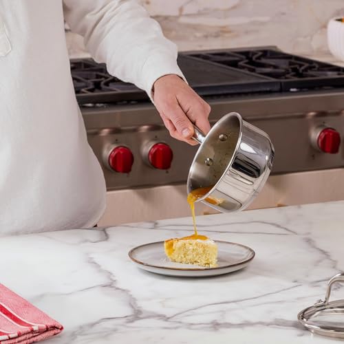 Lagostina Ambiente Stainless Steel 18cm Saucepan with cover 2 L, Lagoseal® Plus Base, Induction Ready, Tempered Glass Lids, Dishwasher & Oven Safe by Lagostina - Image 2