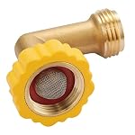 Lead-Free Brass 90 Degree Hose Saver Hose Elbow Fitting Quick Swivel Connect Adapter Thread Size 3/4" Connectors - Image 6