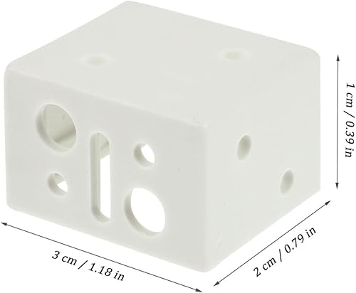 Miniatura 4 de VICASKY Piezas de persianas fijas seguras y prácticas, artesanía fina, persianas de instalación de dos extremos para persianas pequeñas, accesorios