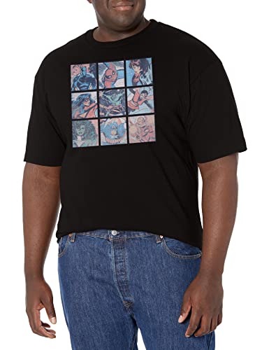 Marvel Pastel Heroes T-Shirt Homme coton col rond mode urbaine