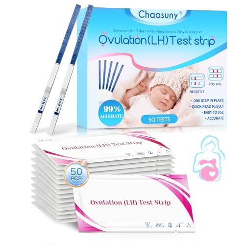 50 Bandelettes de Détection pour Planification Familiale et Suivi du Cycle – Indicateurs de Fertilité Féminine – Outil d'Accompagnement pour la Conception, Convient aux femmes