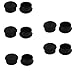 10 Pcs Black Silicone Anti Dust Cover Protector for PS/2 Female Port