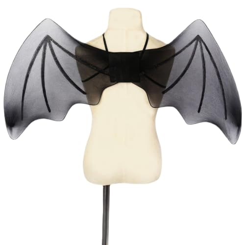 JIE CARALL Bat Wings for Halloween Party Cosplay Costumes, Vampire Devil Wing Dress Up Accessories