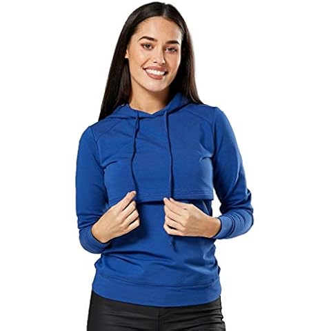 Zeta Ville Women's Maternity Nursing Cotton Hoodie 272 Cover