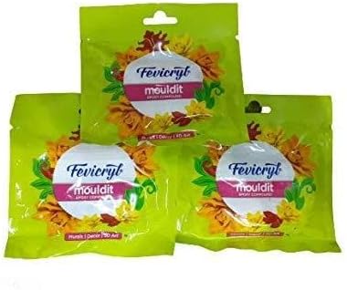 Fevicryl Mould It Clay Set For Modelling And Sculpting,Air Dry Clay For Art And Craft,Gift For Artists,Students,Children (Set Of 3) Each/1 Packet Contain 50 G Of Mouldit Clay,Terracotta