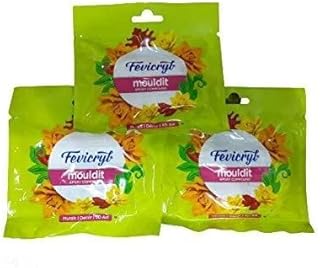 Modelistic Fevicryl मोल्ड इट क्ले सेट मॉडलिंग और मूर्तिकला के लिए, कला और शिल्प के लिए एयर ड्राई क्ले कलाकारों, छात्रों, बच्चों के लिए उपहार (3 का सेट) प्रत्येक/1 पैकेट में 50 ग्राम मोल्ड इट क्ले होता है