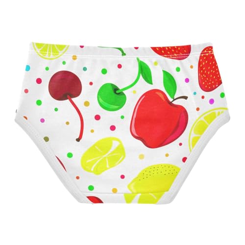 Cotton Toddler Underwear Floral Colorful Fruits Girl Panties Cute Print Underpants Briefs 2t2