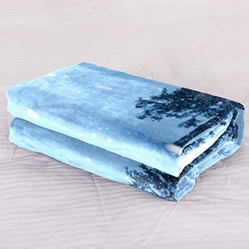 Couverture de lit confort doux et couvre-lit moelleux saison hiver neige - 3